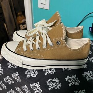 Converse Tan Canvas Sneakers for Women
